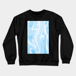 blue marble Crewneck Sweatshirt